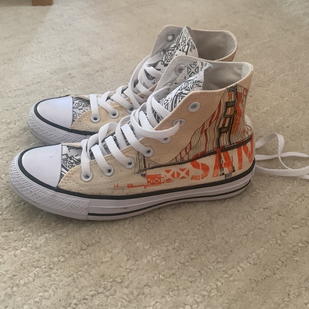 Converse All-Star High Tops San Francisco special edition women’s 6